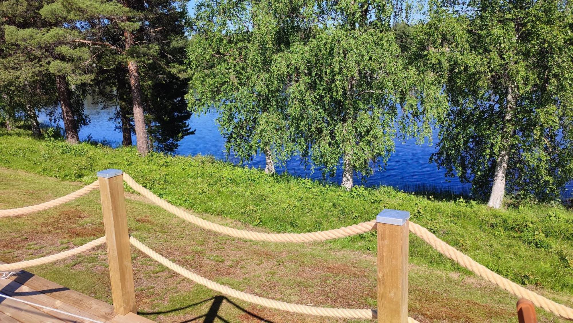 Glamping Taelt/Tent - Glampingzelt -Lodge - Sjoeutsikt Blattniksele Exterior foto